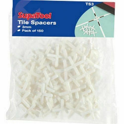 SupaTool Tile Spacers White (3mm)