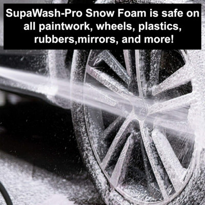 SUPAWASH-PRO Orange Snow Foam Car Shampoo 10L with 1 x Microfibre Cloth ...