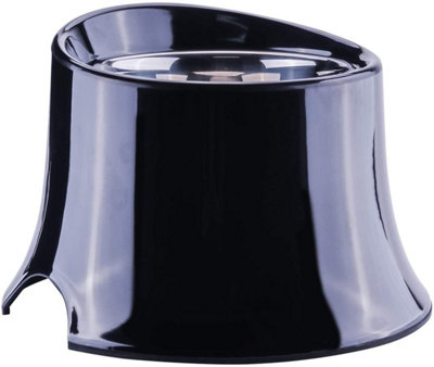 Super Design Raised Pet Dog Food Feeding Bowl Elavated Tall Large 900ml Black Price Comparisons | Compare The Build