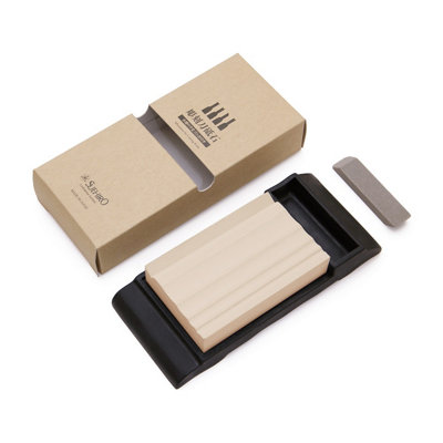 Super Fine Finishing Whetstone for Carving Tools (with Rubber Stand) 2HS-14 3000gr