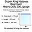 SUPER KING SIZE BED HEAVY DUTY MATTRESS PROTECTOR DUST COVER STORAGE BAG