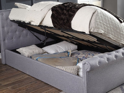Super king ottoman sleigh bed discount