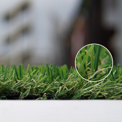 Super Lawn 20mm Artificial Grass, Non-Slip Outdoor Artificial Grass, Pet-Friendly Artificial Grass-12m(39'4") X 4m(13'1")-48m²