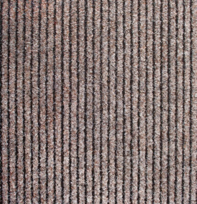 Super Magnum & Magnus Entrance Matting by Remland (Ribbed Beige & Black ...