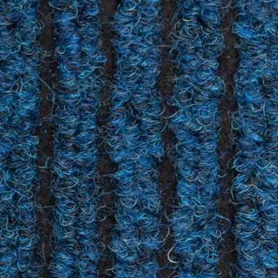 Super Magnum & Magnus Entrance Matting by Remland (Ribbed Blue & Black ...