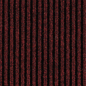 Super Magnum & Magnus Entrance Matting by Remland (Ribbed Red & Black, 15m x 2m)