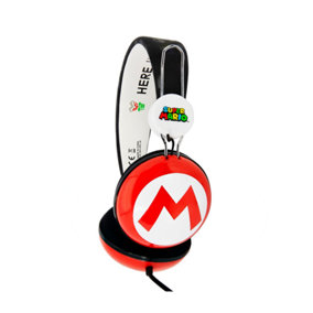 Super Mario Adjustable Kids Wired Headphones