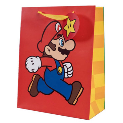 Super Mario Gift Bag Multicoloured (M)