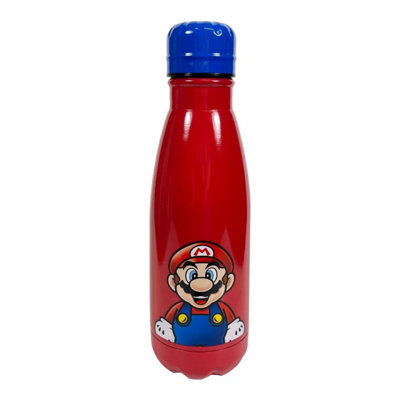 Super Mario Mini Mario Bottle Red/Blue (One Size)
