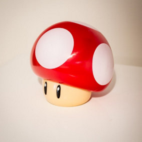 Super Mario Mushroom Battery Powered Desk Light