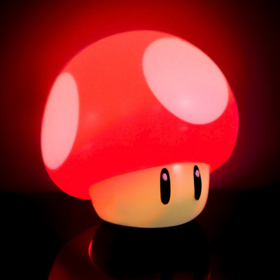 Super Mario Mushroom Battery Powered Desk Light - 5