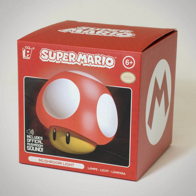 Super Mario Mushroom Battery Powered Desk Light - 6