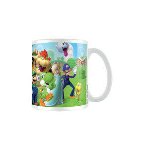 Super Mario Mushroom Kingdom Mug Multicoloured (One Size)