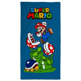Super Mario Piranha Cotton Beach Towel