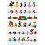 Super Mario Poster Character Parade 278 Multicoloured (One Size)
