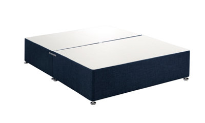 Super Ortho Orthopaedic Midnight Linen 2 Drawer Divan Set And Headboard Super King