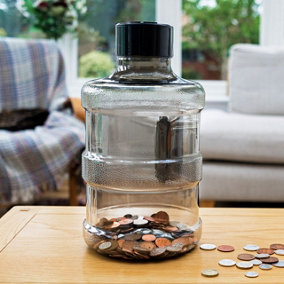 Super Sized Coin Counting Jar With Digital Display