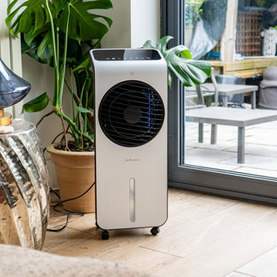 Super Slim Portable Air Cooler with DC Motor Vortex Fan System