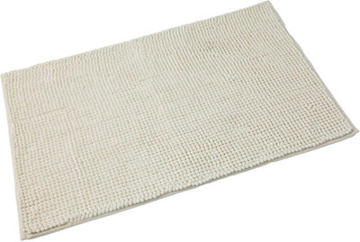 Super Soft Chloe Microfiber Bath Mat 50 x 80cm - Vanilla