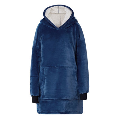 Super Soft Luxury teddy fleece hoodie - Navy