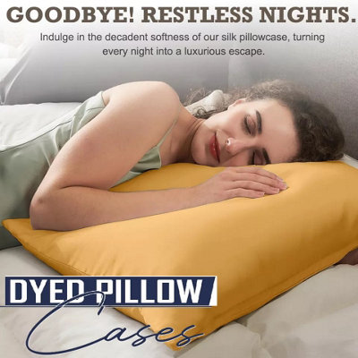 Super Soft Plain Pillowcase Luxury Bedroom Pillow Protector Cover Pair