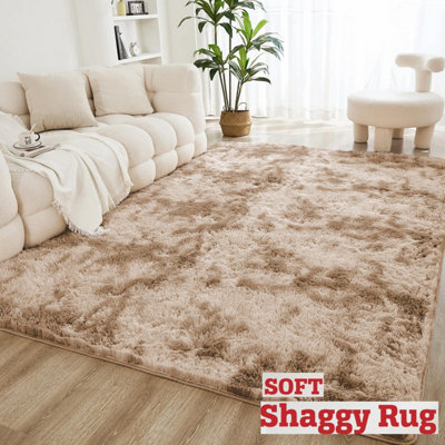 Super Soft Shaggy Rug Non Slip Large Bedroom Living Room Area Carpet Indoor/Outdoor Floor Mat