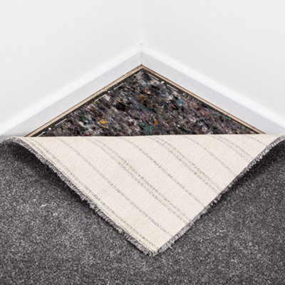 Super Velvet Carpet Underlay 12mm Combination Wool & Crumb Rubber Underlayment 10m2 Roll (1.37m x 7.3m) - 3
