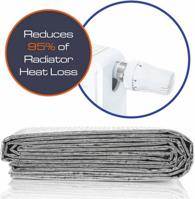 SuperFOIL Radiator Foil Bubble Insulation Kit Home Energy Saving 5M x 60cm Sheet - 5
