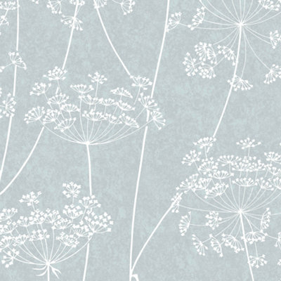 Superfresco Easy Aura Floral Blue Wallpaper