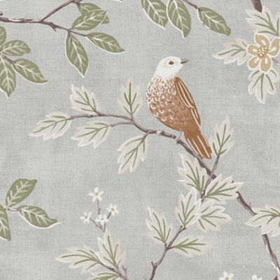 Superfresco Easy Birds of a Feathers Floral Fern Wallpaper