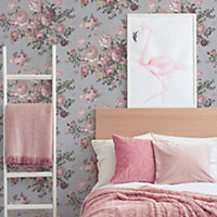 Superfresco Easy Bouqet Floral Blush Wallpaper