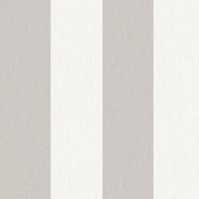 Superfresco Easy Calico Striped Textured Brown / Natural Wallpaper