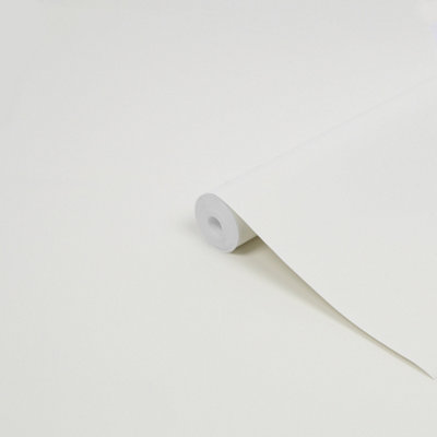 Superfresco Easy Fade Textured Plain White Wallpaper