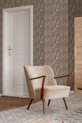 Superfresco Easy Innocence Floral Mushroom Wallpaper