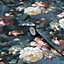 Superfresco Easy Isabelle Floral Navy Wallpaper