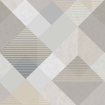 Superfresco Easy Kaleidoscope Geometric Natural Wallpaper