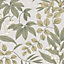 Superfresco Easy Persephone Neutral Beige Leaves Wallpaper