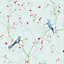Superfresco Easy Songbird Tree & Butterfly Duck Egg Blue Wallpaper