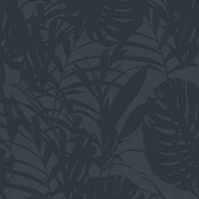 Superfresco Easy Tropical Palm Blue Wallpaper