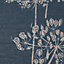 Superfresco Easy Wild Flower Navy Wallpaper