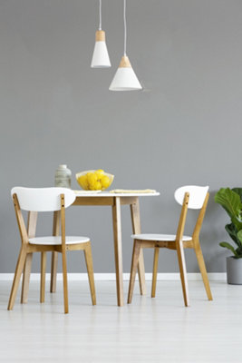 Superfresco Glamorous Tweed Effect Plain Light Grey Wallpaper DIY at B&Q