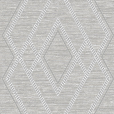 Superfresco Interlink Geometric Light Grey/Silver Wallpaper