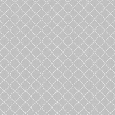 Superfresco Lilibet Geometric Grey Wallpaper