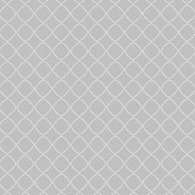 Superfresco Lilibet Geometric Grey Wallpaper