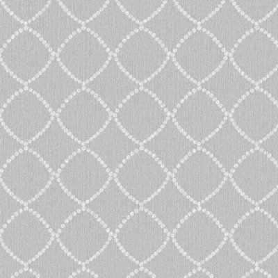 Superfresco Lilibet Geometric Grey Wallpaper