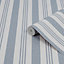 Superfresco Soft Ticking Striped Slate Grey Wallpaper