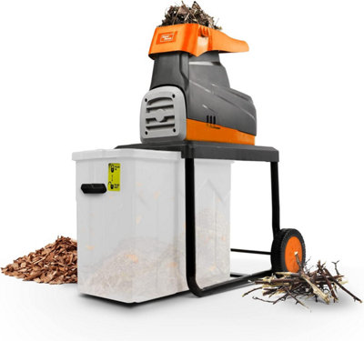 SuperHandy 2800W Garden Shredder Silent Wood Chipper