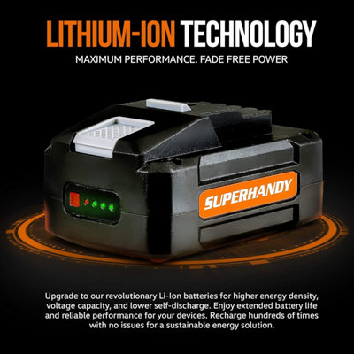 SuperHandy 48V DC Lithium-Ion Rechargeable Battery 2Ah - 88.8 Watt HoursGBTS014 - 7