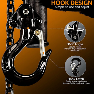 SuperHandy Mini Lever Hoist Come Along - 500 kg Capacity