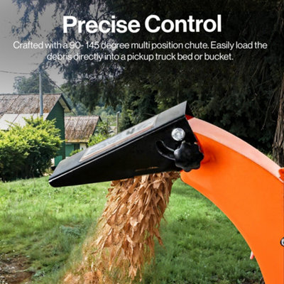Superhandy Mini Wood Chipper Shredder Mulcher 196cc Compact Design 50mm ...